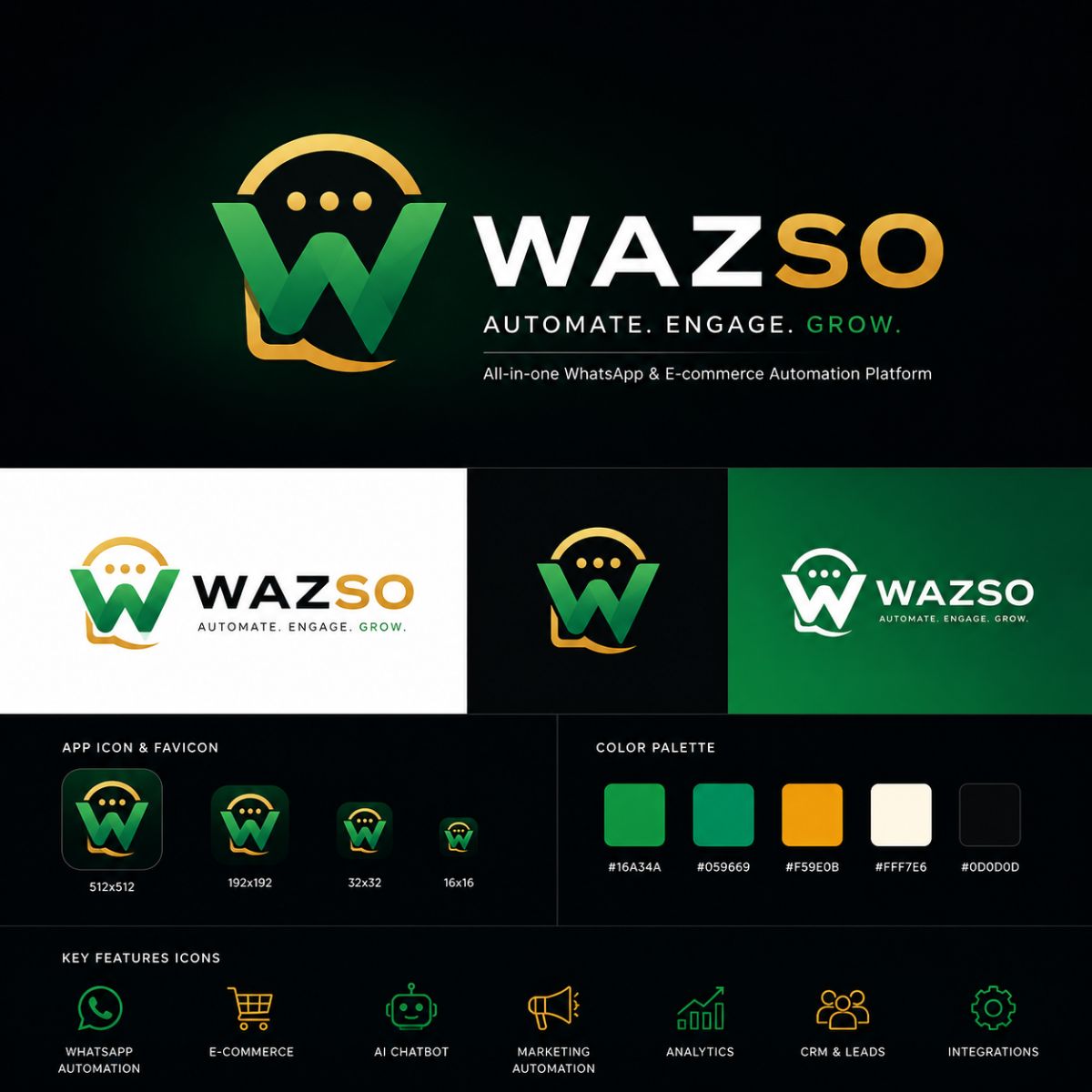 WAZSO - Plateforme d'Automatisation WhatsApp