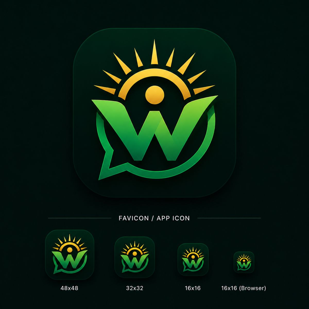 Icône App - Logo Soleil Nature