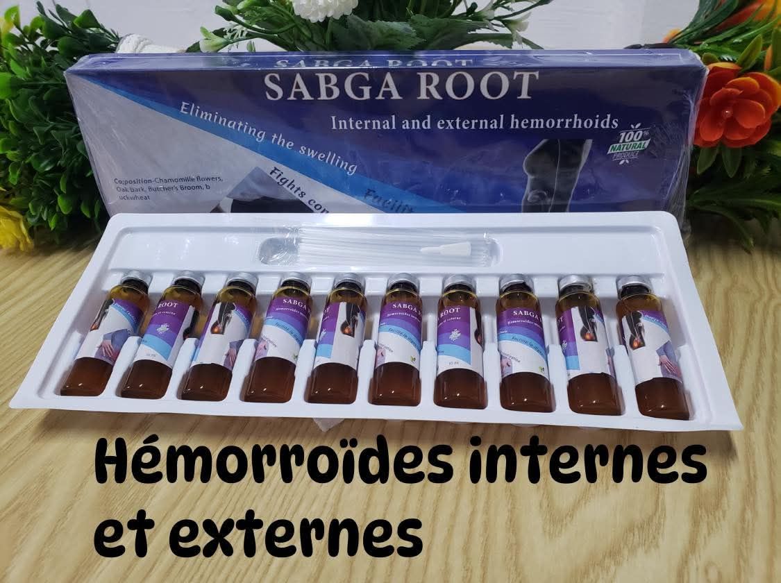 Sabga Root - Traitement Hémorroïdes Internes et Externes