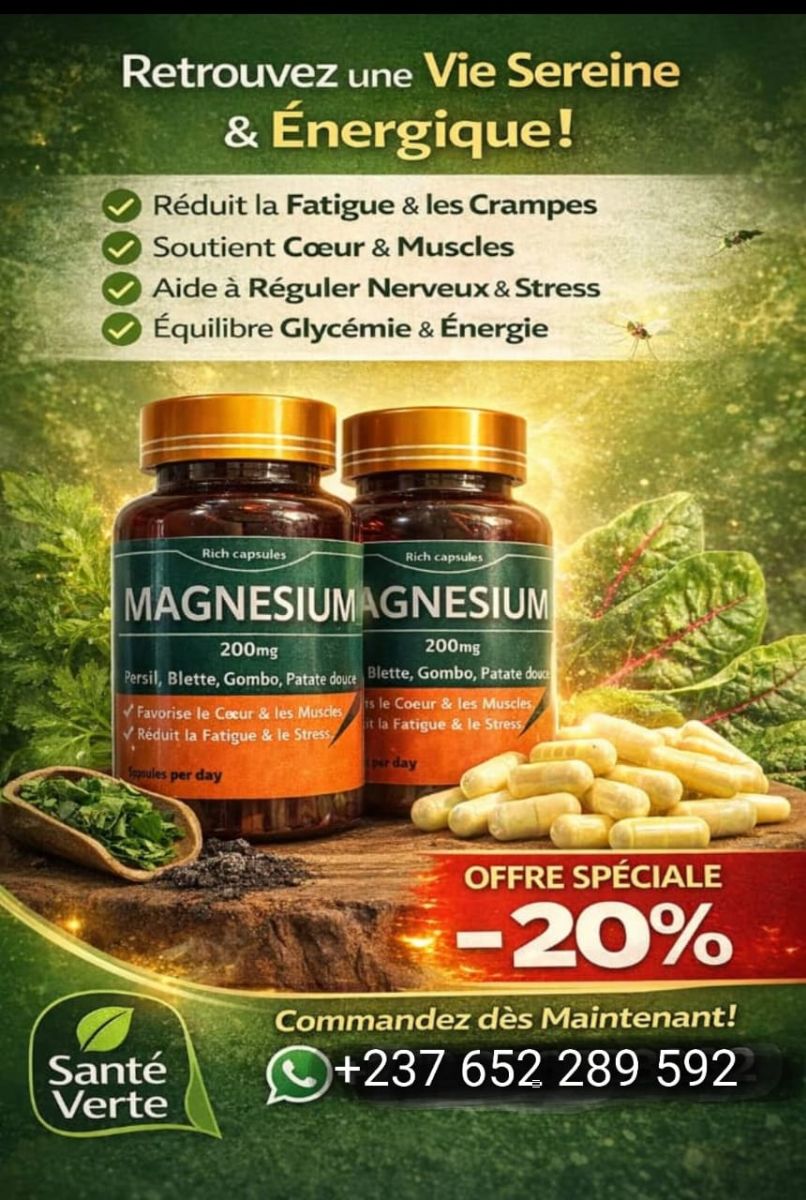 Magnésium 200mg - Complément Alimentaire
