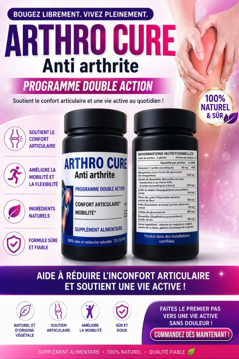 ARTHRO CURE Anti arthrite