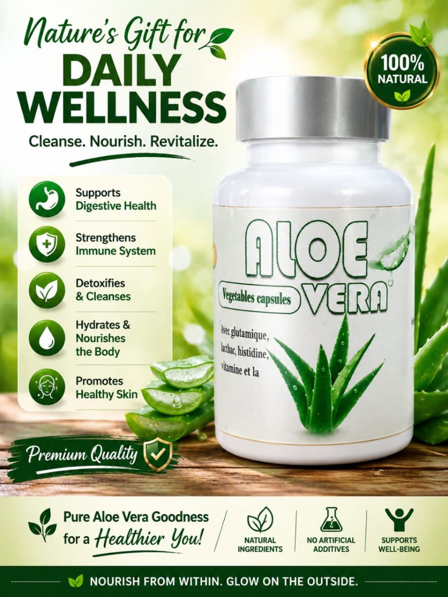 Aloe Vera - Complément alimentaire capsules